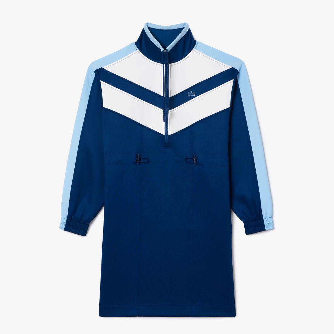 Color-Block Interlock Sweatshirt Dress Color-Block Interlock Sweatshirt Dress - EF4946-00-I5T