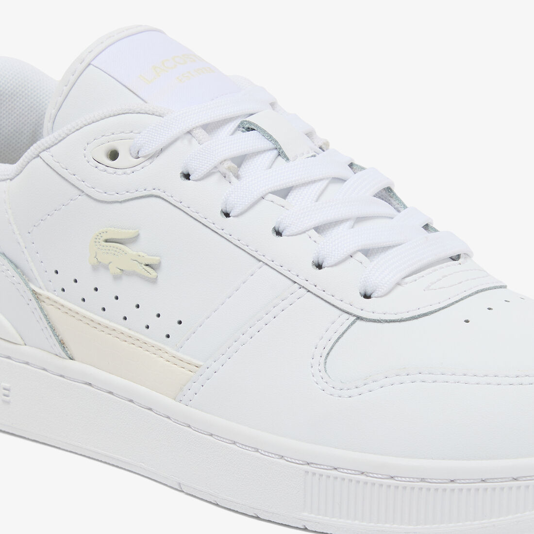 مجموعة أحذية رياضية جلدية نسائية بمشبك على شكل حرف T Women's T-Clip Set Leather Sneakers - 50SFA0188-65T