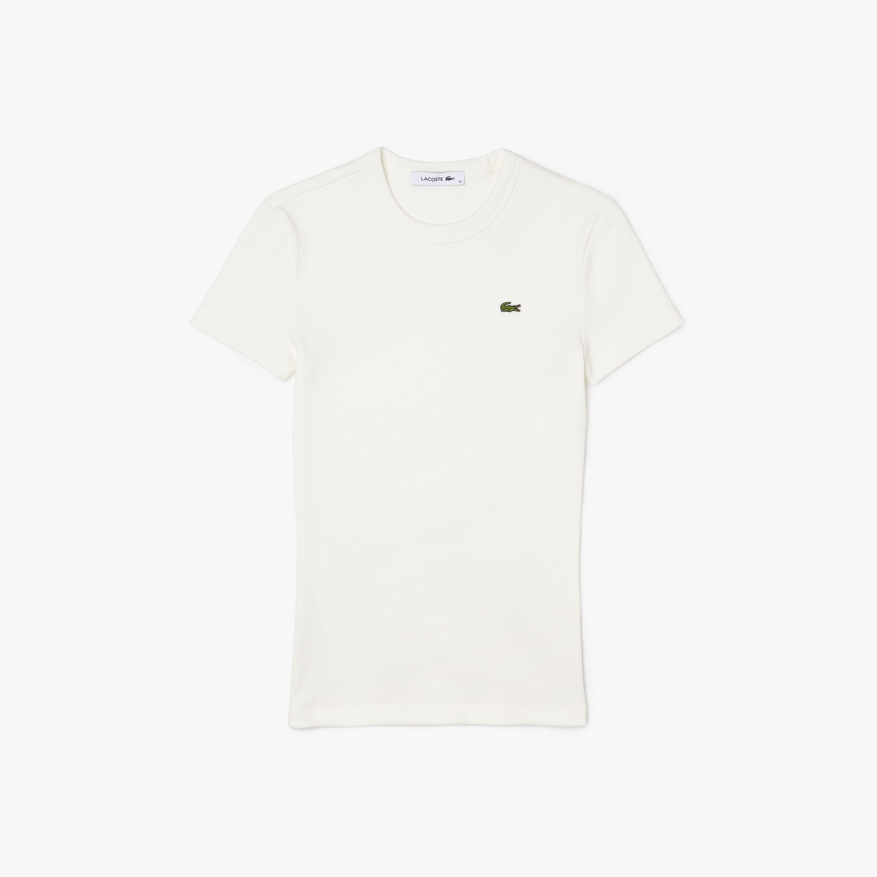 تيشيرت قطني ضيق بدون أكمام Slim Fit Ribbed Cotton T-shirt - TF5538-00-70V