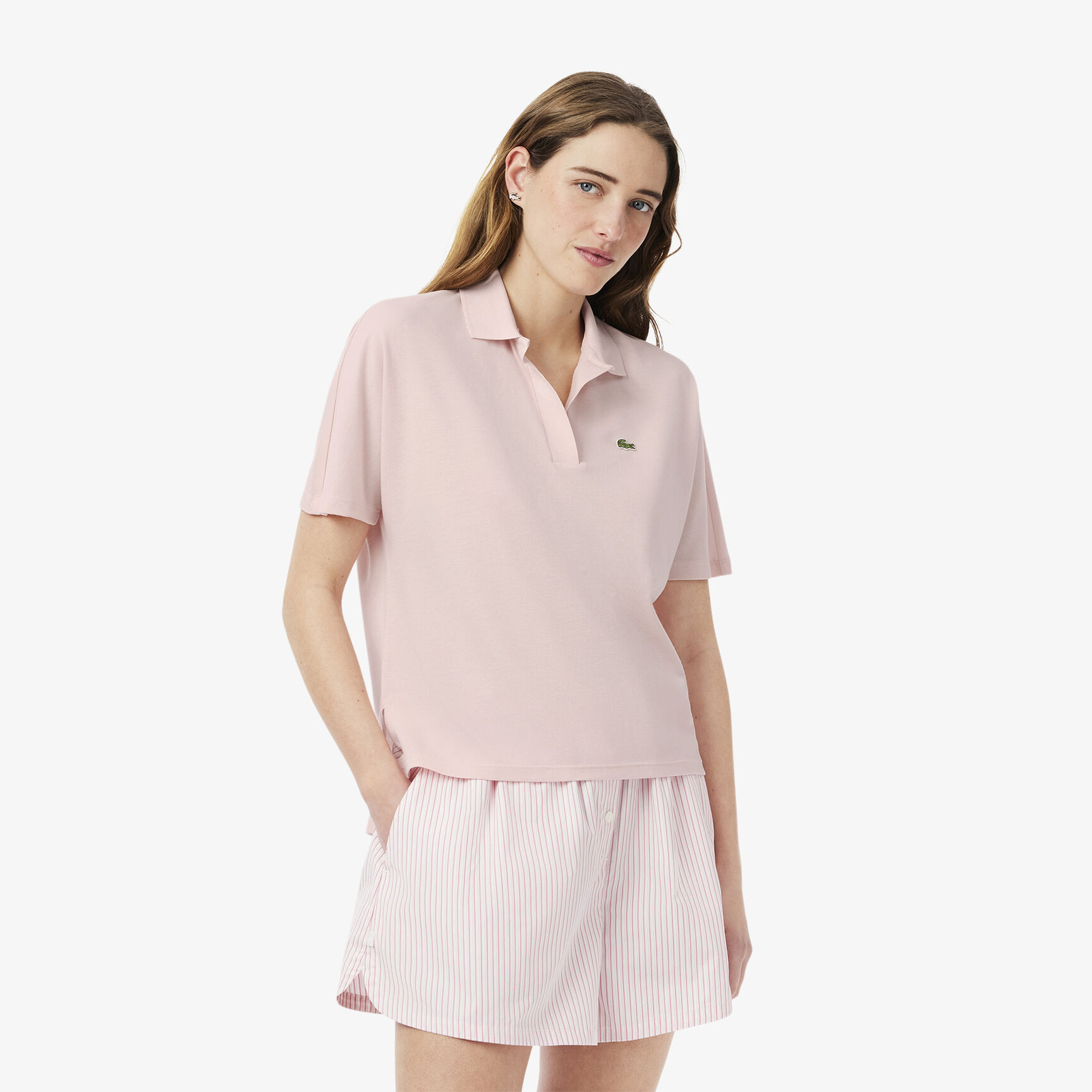 قميص بولو بيكيه سائل بقصة مريحة Relaxed Fit Fluid Pique Polo Shirt - PF1123-00-ADY