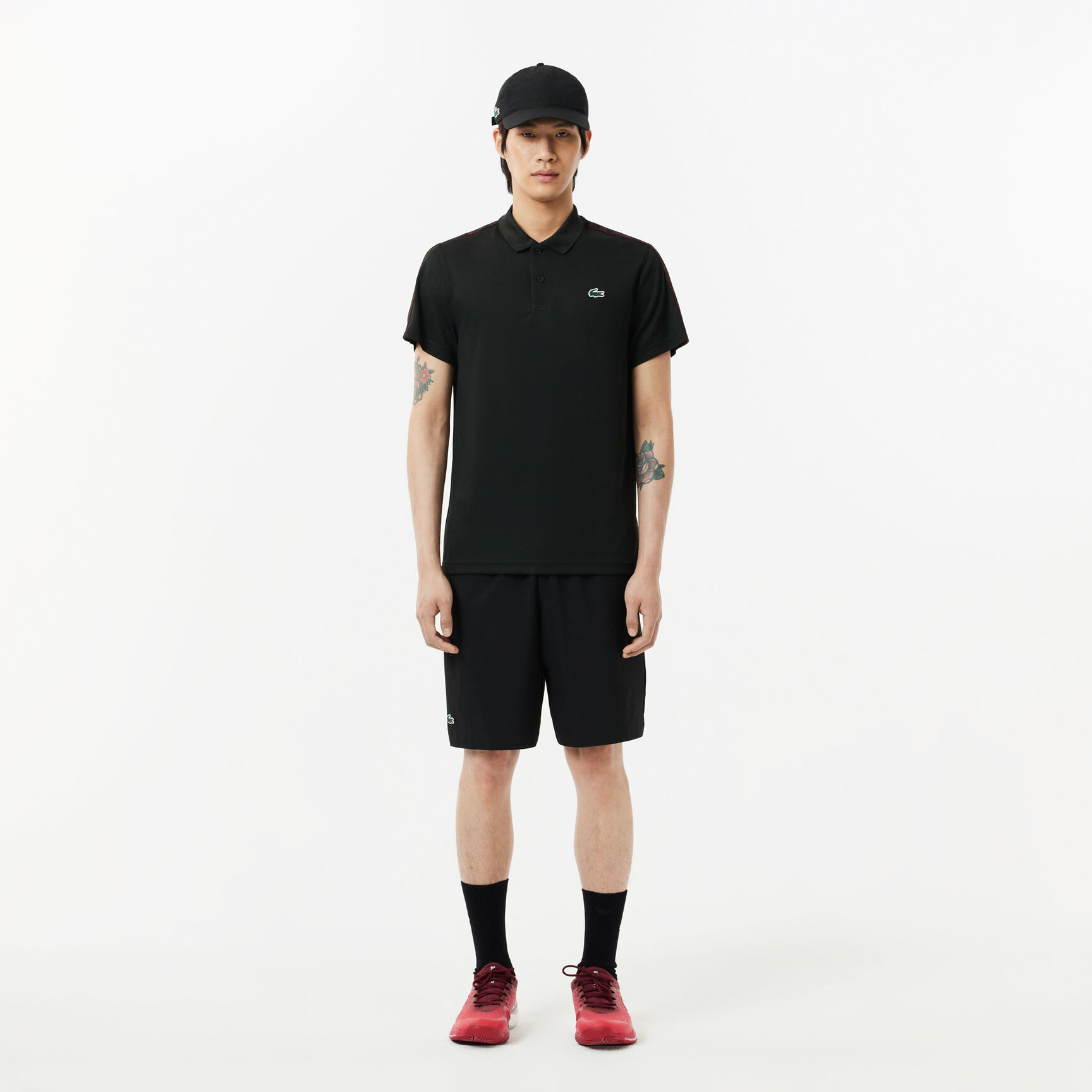 Ultra-Dry Monogram Stripe Tennis Polo Shirt - DH2557-00-031