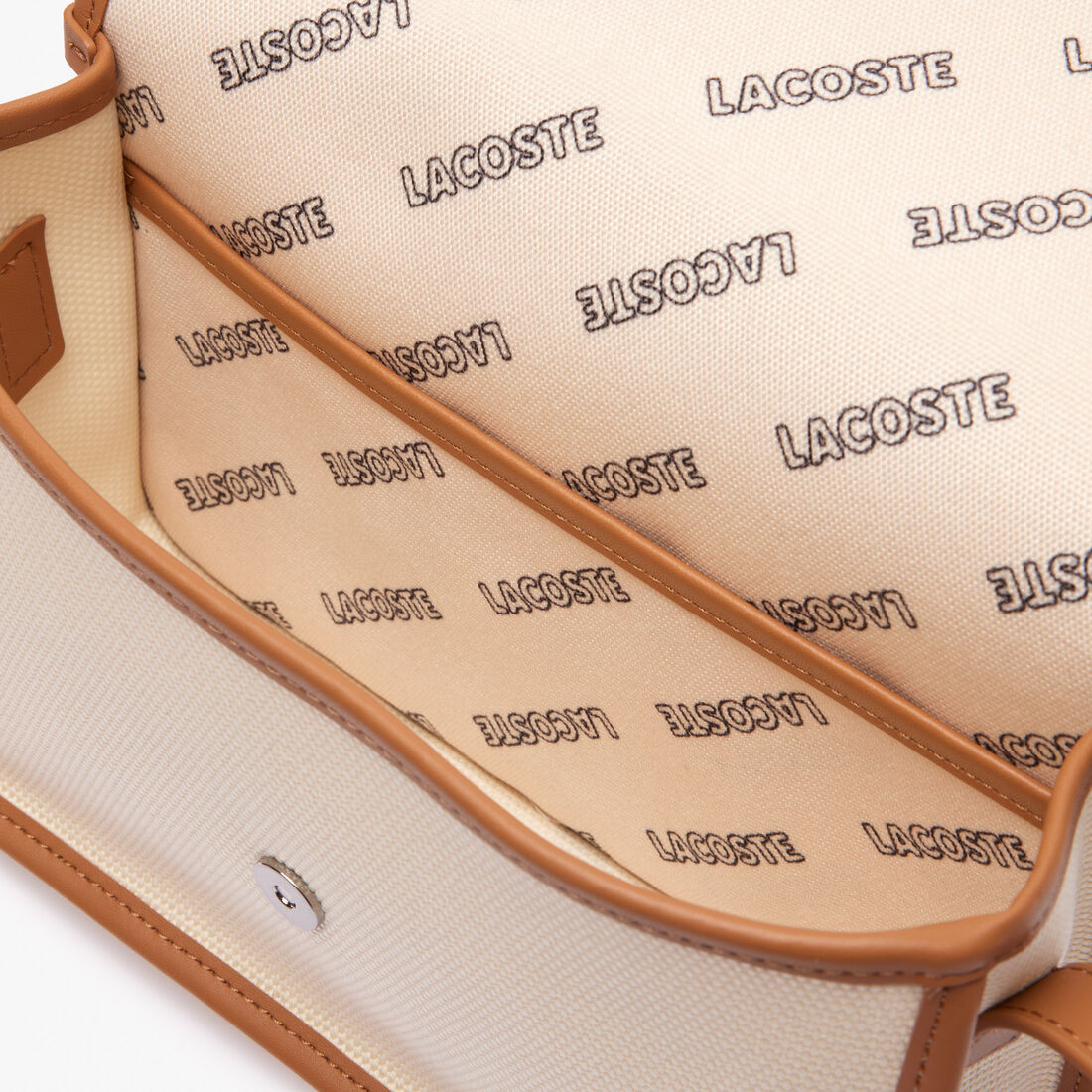 Heritage Canvas Flap Close Cotton Shoulder Bag Heritage Canvas Flap Close Cotton Shoulder Bag - NF4507TD-K02