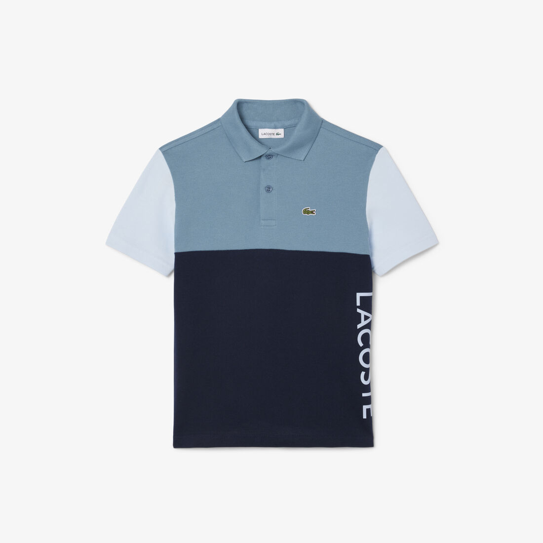 قميص بولو بيتي بيكيه ذو كتلة ملونة Colour-Block Petit Pique Polo Shirt - PJ8427-00-HJI