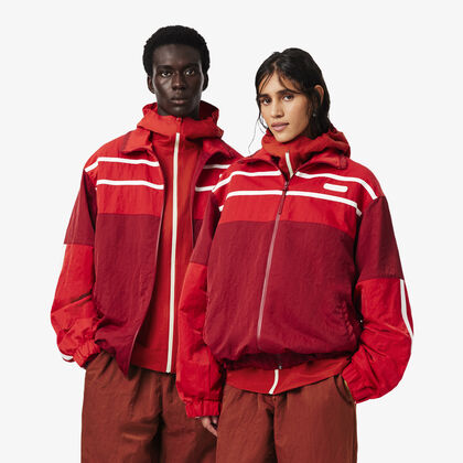 لاكوست runway colour block track jacket