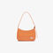 Women's Lacoste Metal Plate Grained Leather Shoulder Bag women s lacoste metal plate grained leather shoulder bag