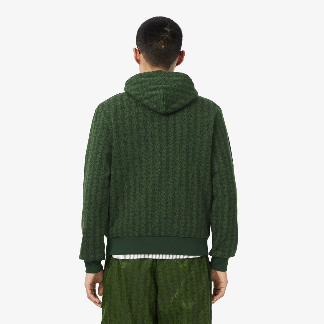 Monogram fleece hoodie Monogram fleece hoodie - SH5885-00-D1R