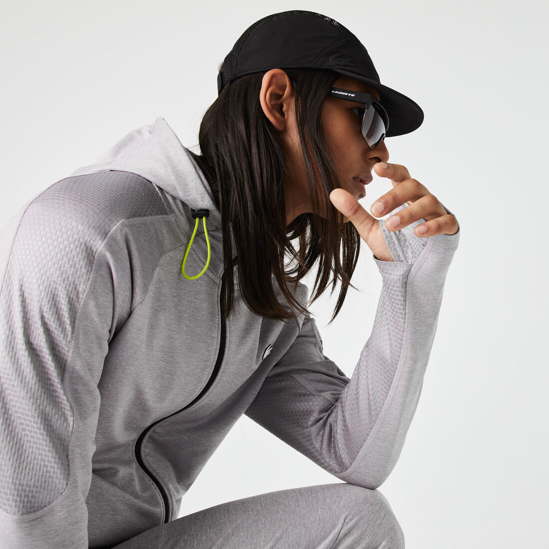 سويت شيرت مطاطي بسحّاب للرجال مجموعة Lacoste SPORT سويت شيرت مطاطي بسحّاب للرجال مجموعة Lacoste SPORT