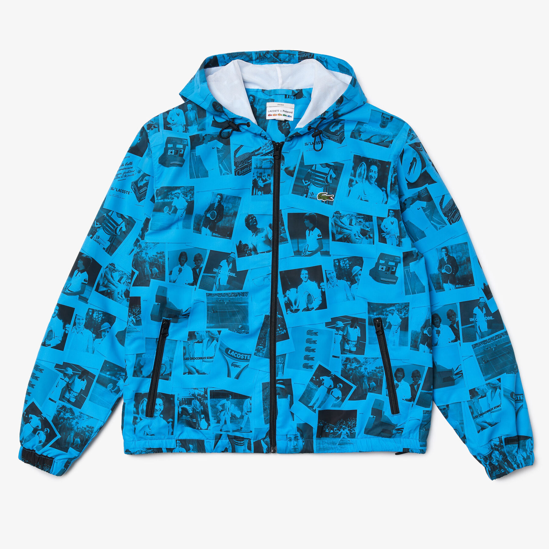 Unisex Lacoste LIVE Polaroid Collaboration Zip Jacket unisex lacoste live polaroid collaboration zip jacket