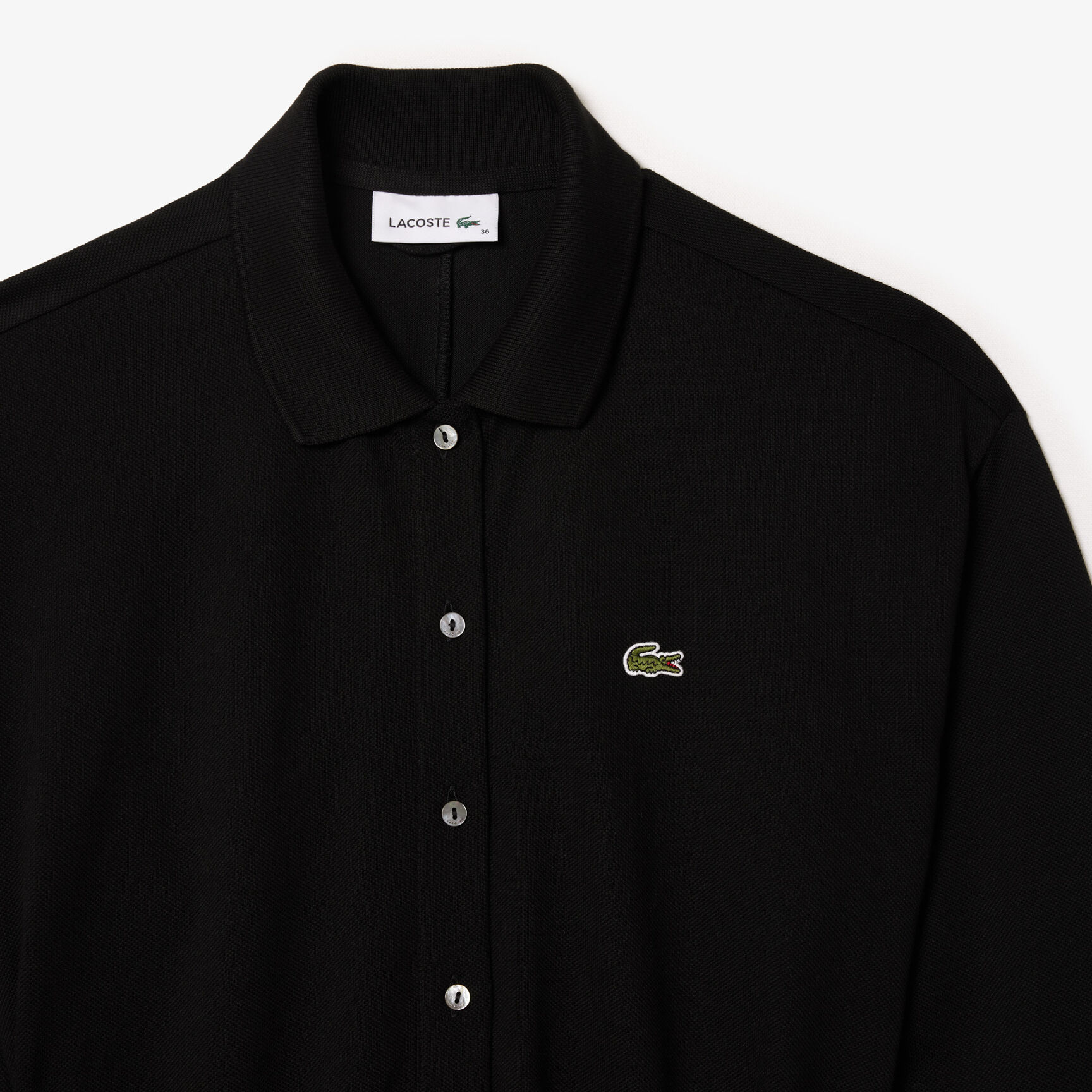 3/4 Sleeve Cotton Pique Polo Dress - EF0850-00-031