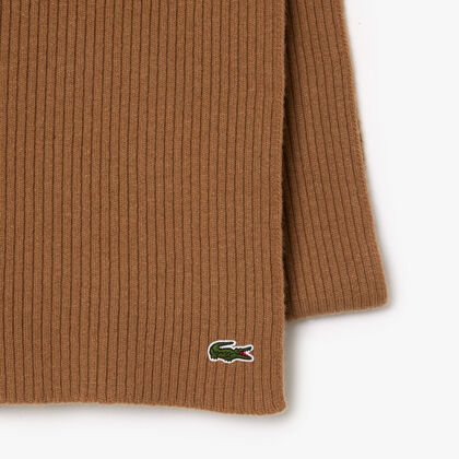 Ribbed Wool Scarf