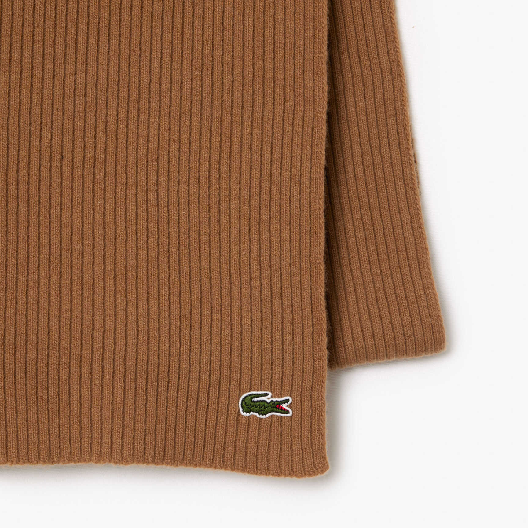 وشاح صوف مضلع Ribbed Wool Scarf - RE0058-00-SIX