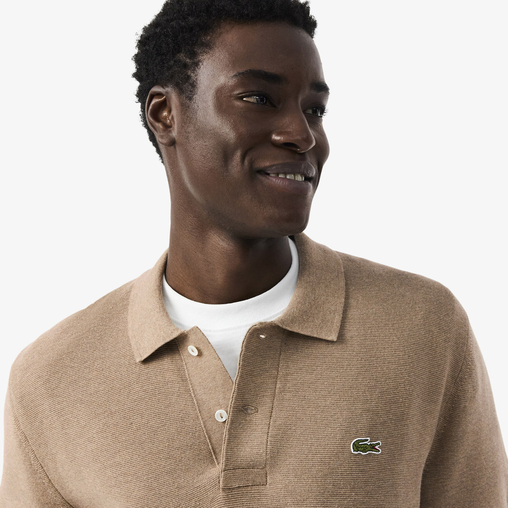 Classic Fit Knitted Polo Shirt - AH1043-00-GE2