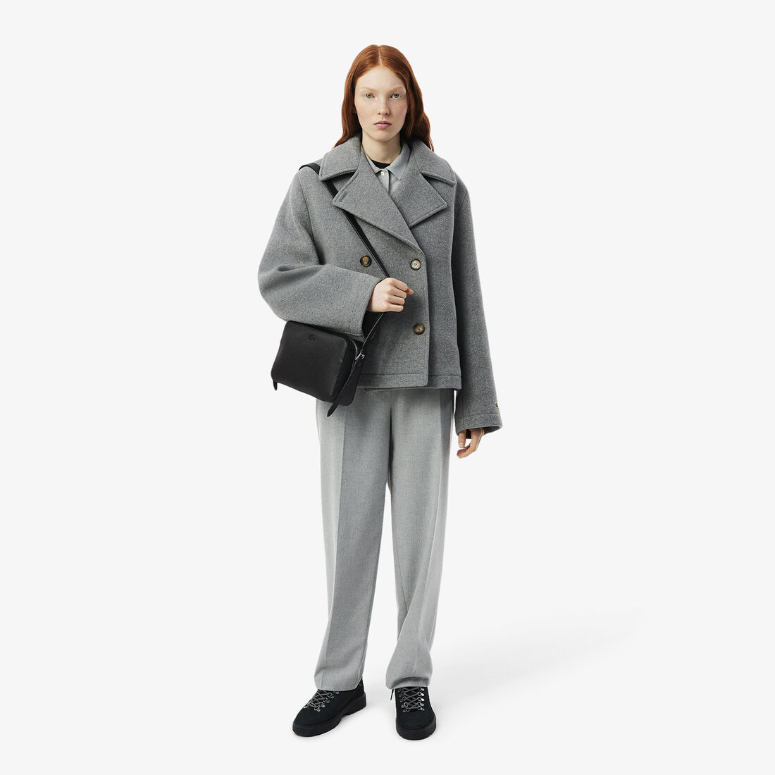 حقيبة لاكوست جلد عجل للنساء مجموعة Chantaco Women's Lacoste Chantaco Calfskin Leather Pouch Purse - NF4160KL-000