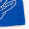 lacoste wool jacquard crocodile beanie