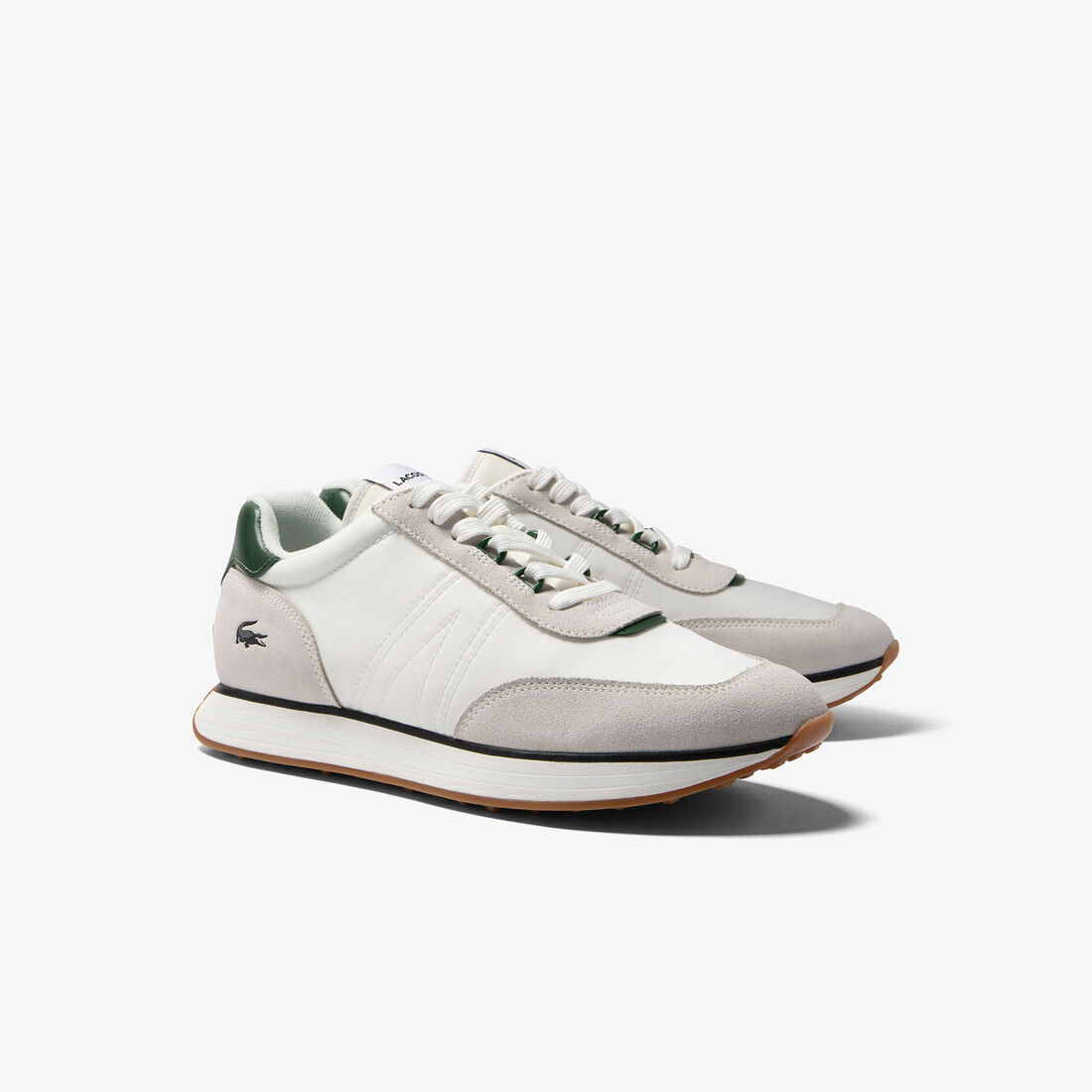 سنيكرز لاكوست ال-سبين قماش للرجال Men's Lacoste L-Spin Textile Trainers - 45SMA0003-1R5