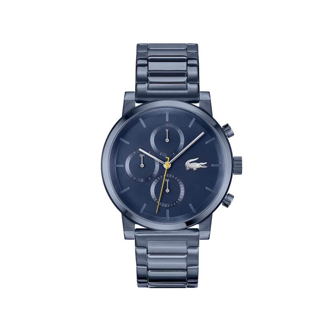 Men Blue Ip Bracelet Multifunction Quartz Watch - 2011408-BLU