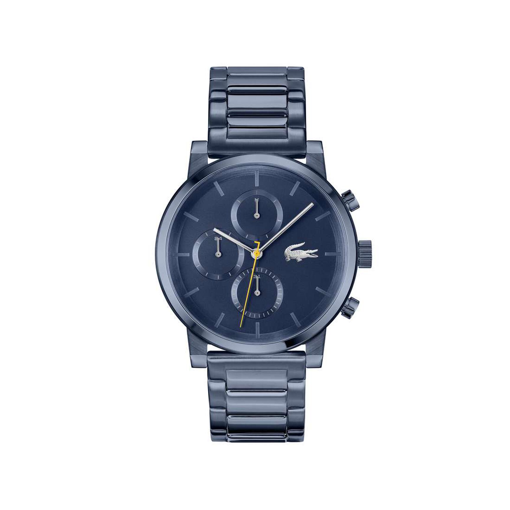 Men Blue Ip Bracelet Multifunction Quartz Watch - 2011408-BLU