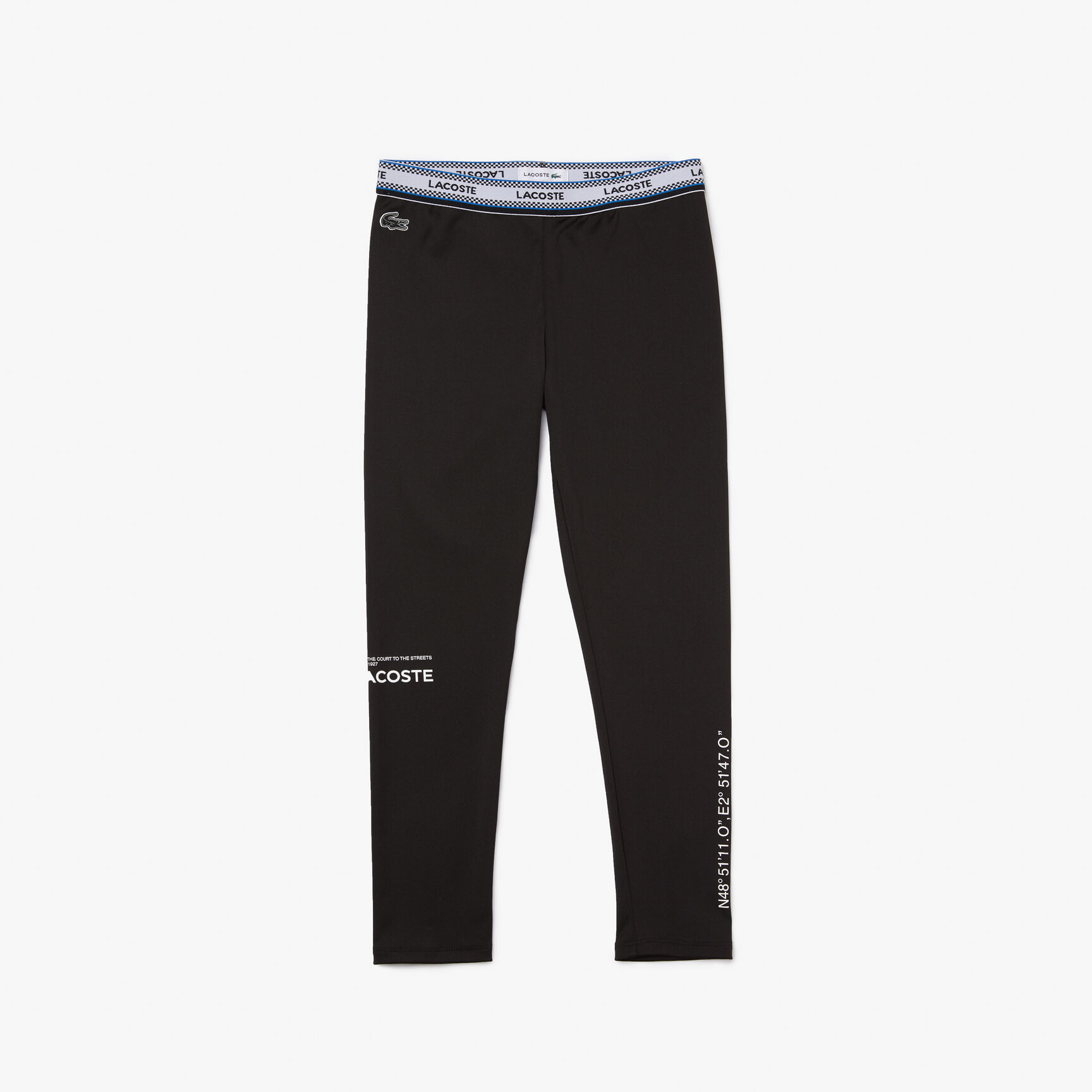 Girls' Lacoste Printed Waist Leggings Girls' Lacoste Printed Waist Leggings