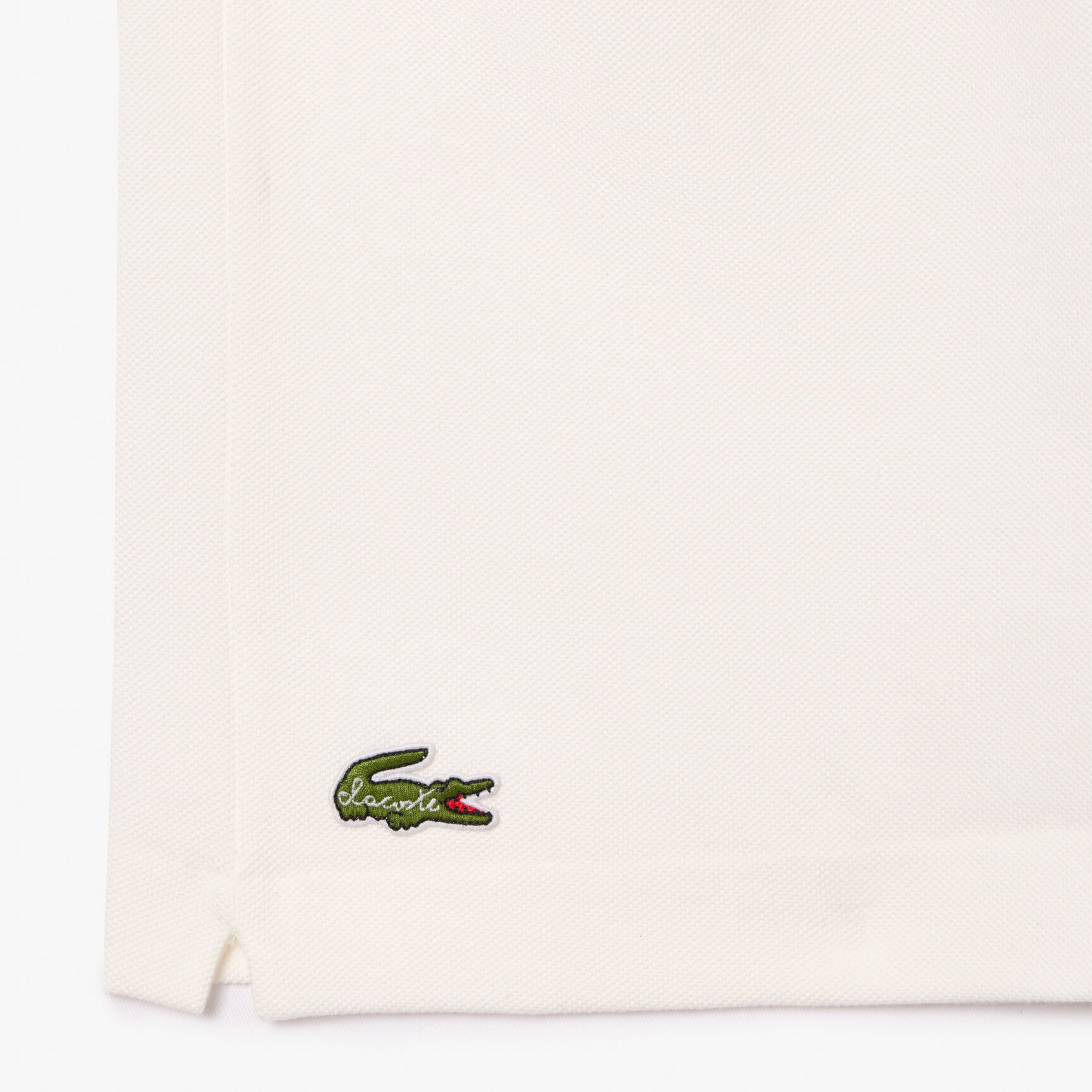 قميص بولو L.12.12 أصلي من القطن المطرز Original L.12.12 Embroidered Patent Cotton Polo Shirt - PH8008-00-70V