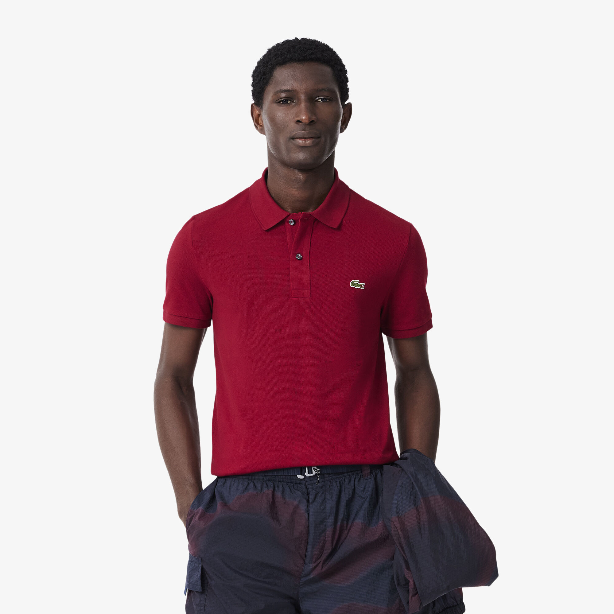 lacoste maroon