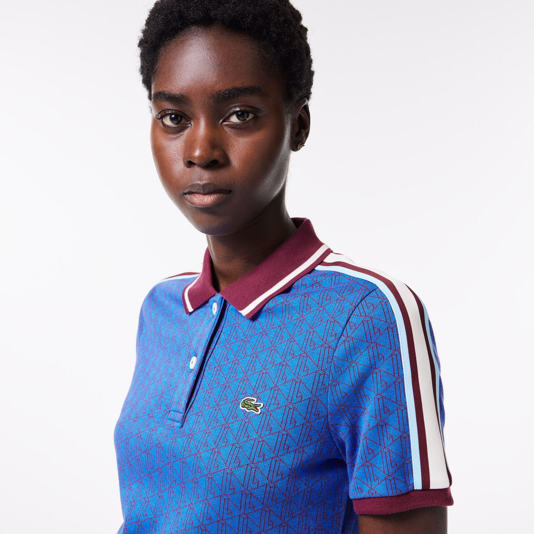 Slim Fit Lacoste Monogram Jacquard Dress Slim Fit Lacoste Monogram Jacquard Dress - EF1676-00-NJI