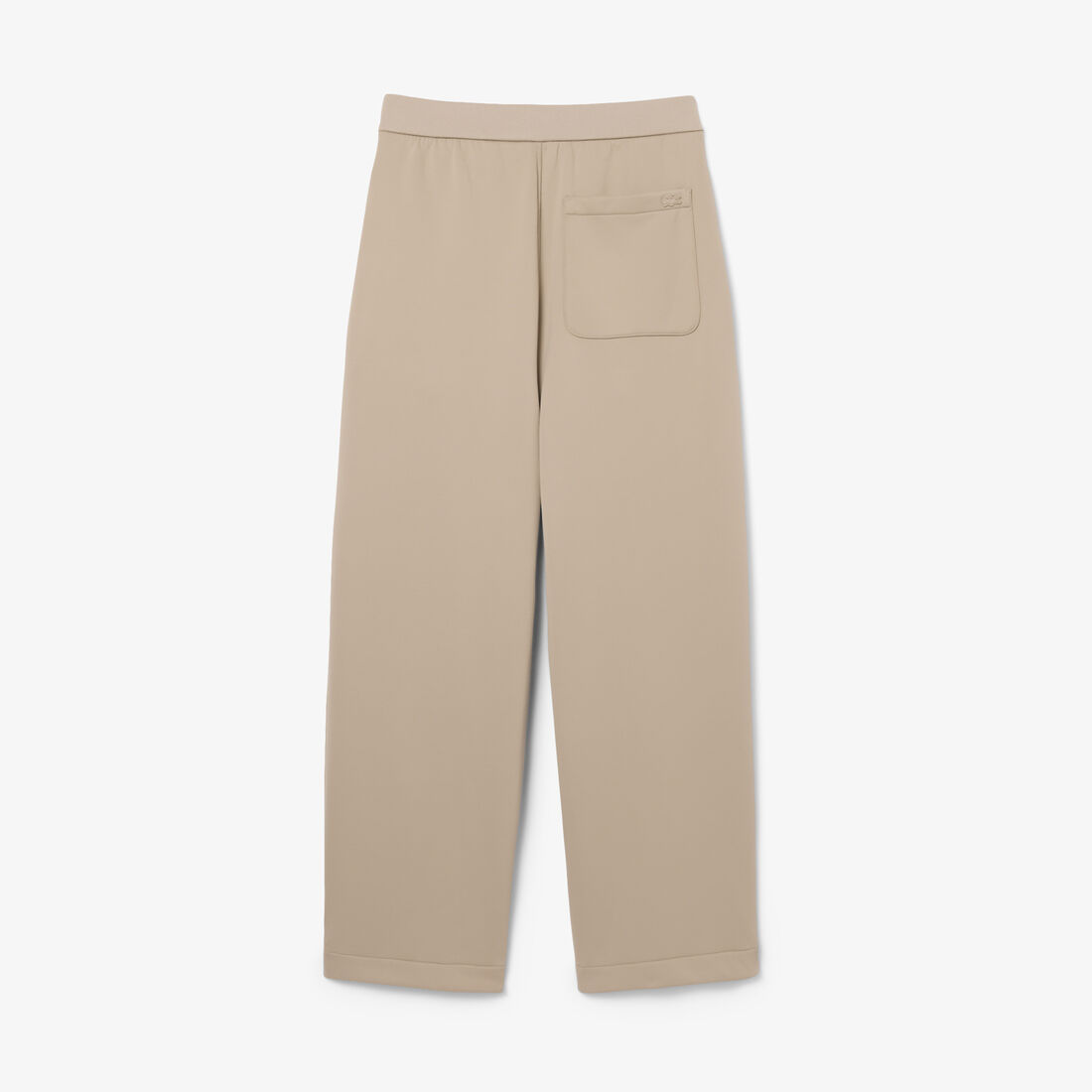 lacoste runway loose fit satin joggers