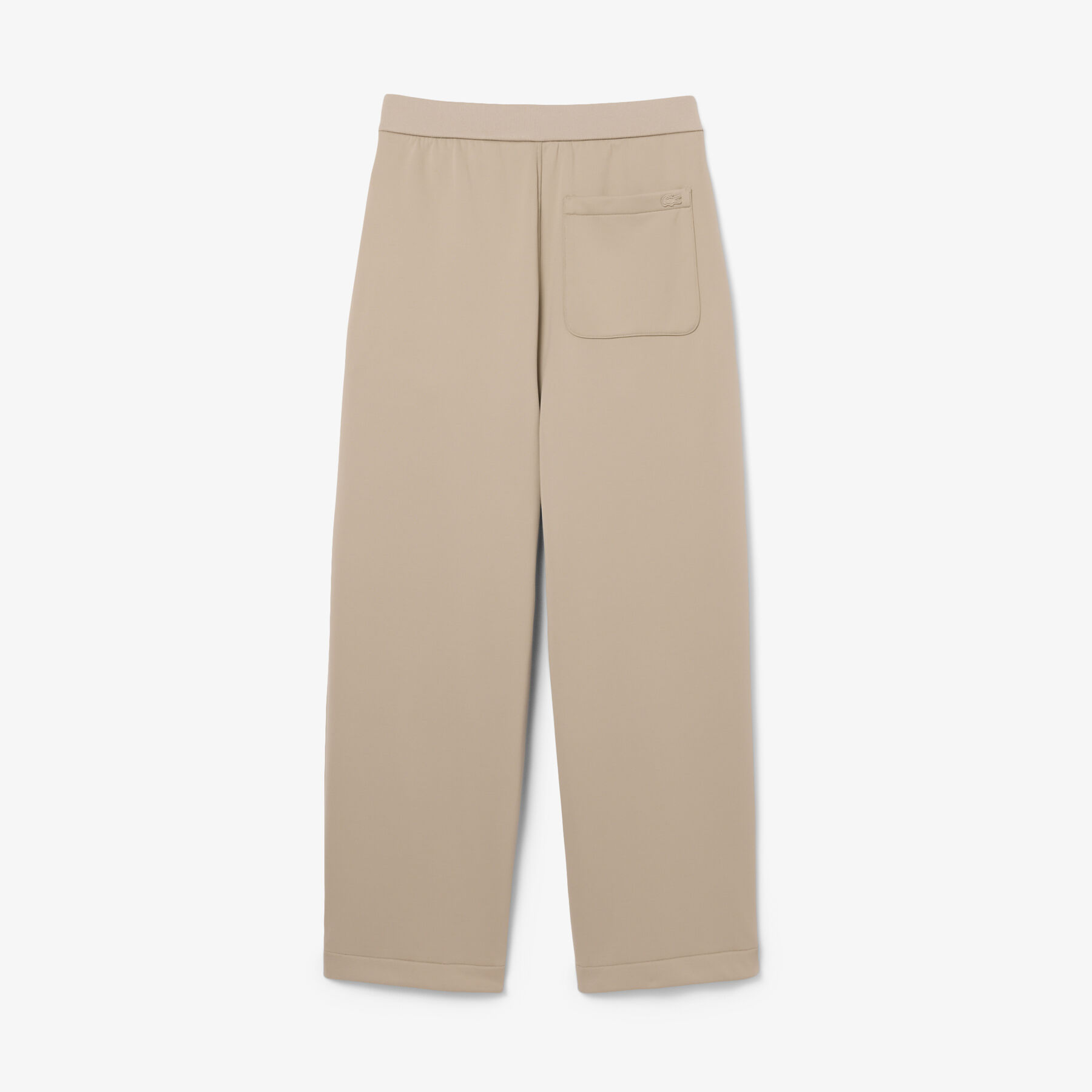 lacoste runway loose fit satin joggers