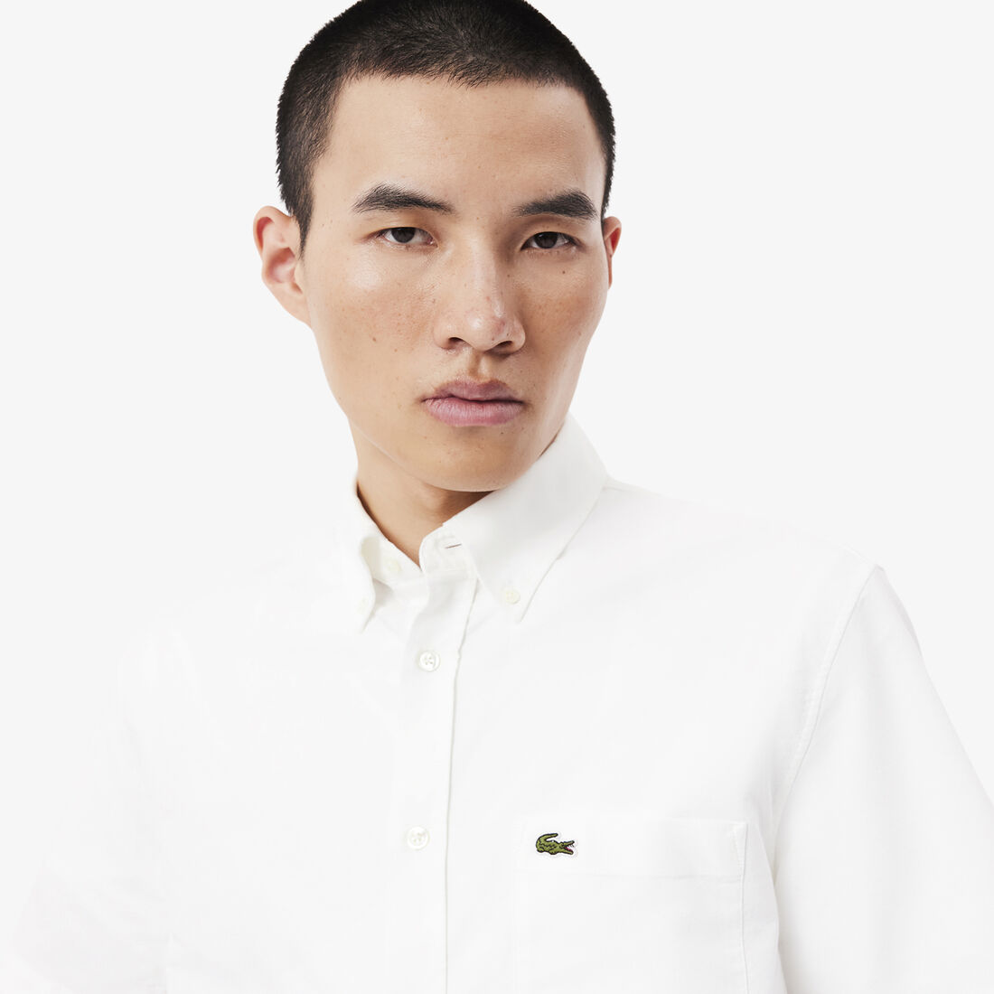 قميص أكسفورد بقصّة عادية وأكمام قصيرة Regular Fit Short Sleeved Oxford Shirt - CH1917-00-001