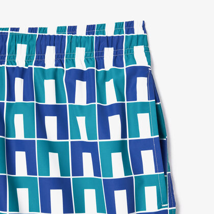 Mid Length Robert George Print Swim Trunks