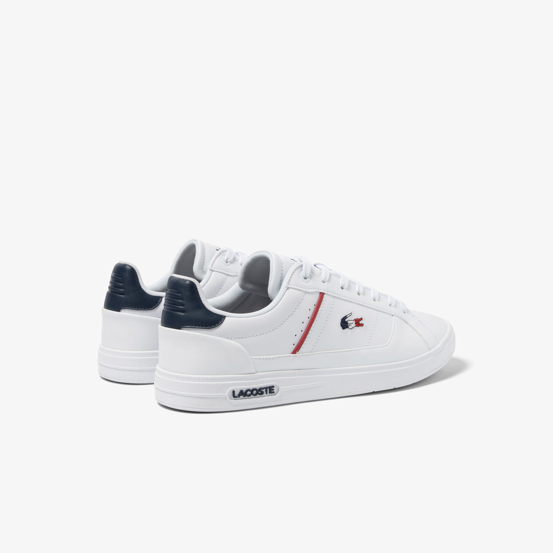 سنيكرز لاكوست برو جلد بكعب ملون للرجال مجموعة lacoste europa