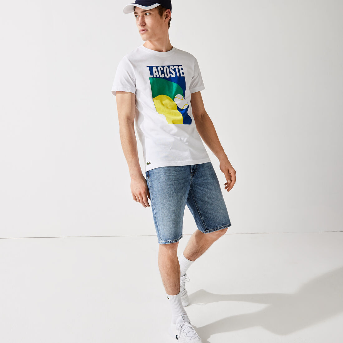 Men's Lacoste SPORT Breathable Graphic Print T-shirt Men's Lacoste SPORT Breathable Graphic Print T-shirt