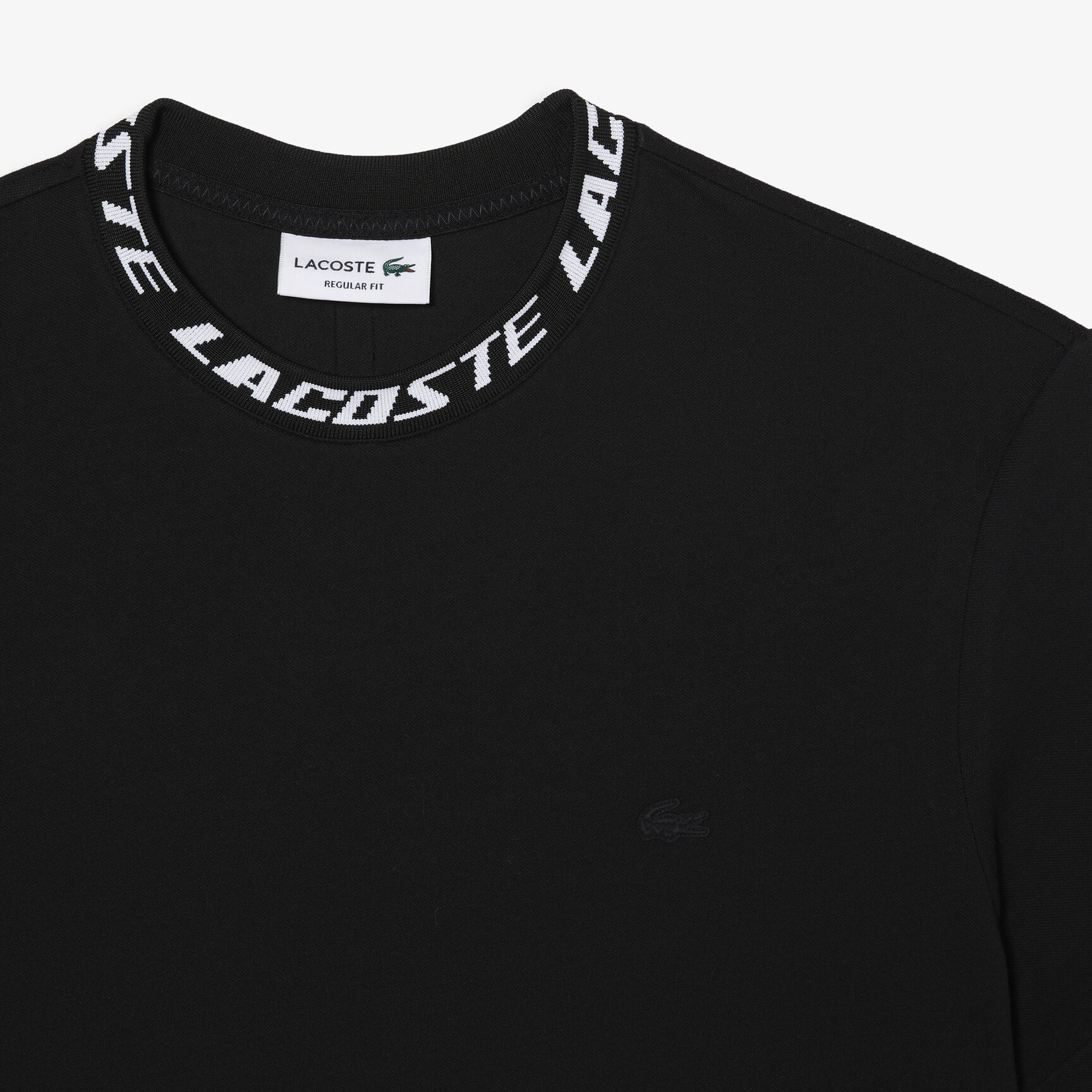 Men's Lacoste Regular Fit Branded Collar T-shirt Men's Lacoste Regular Fit Branded Collar T-shirt - TH9687-00-031