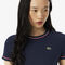 lacoste contrast trim jersey t shirt