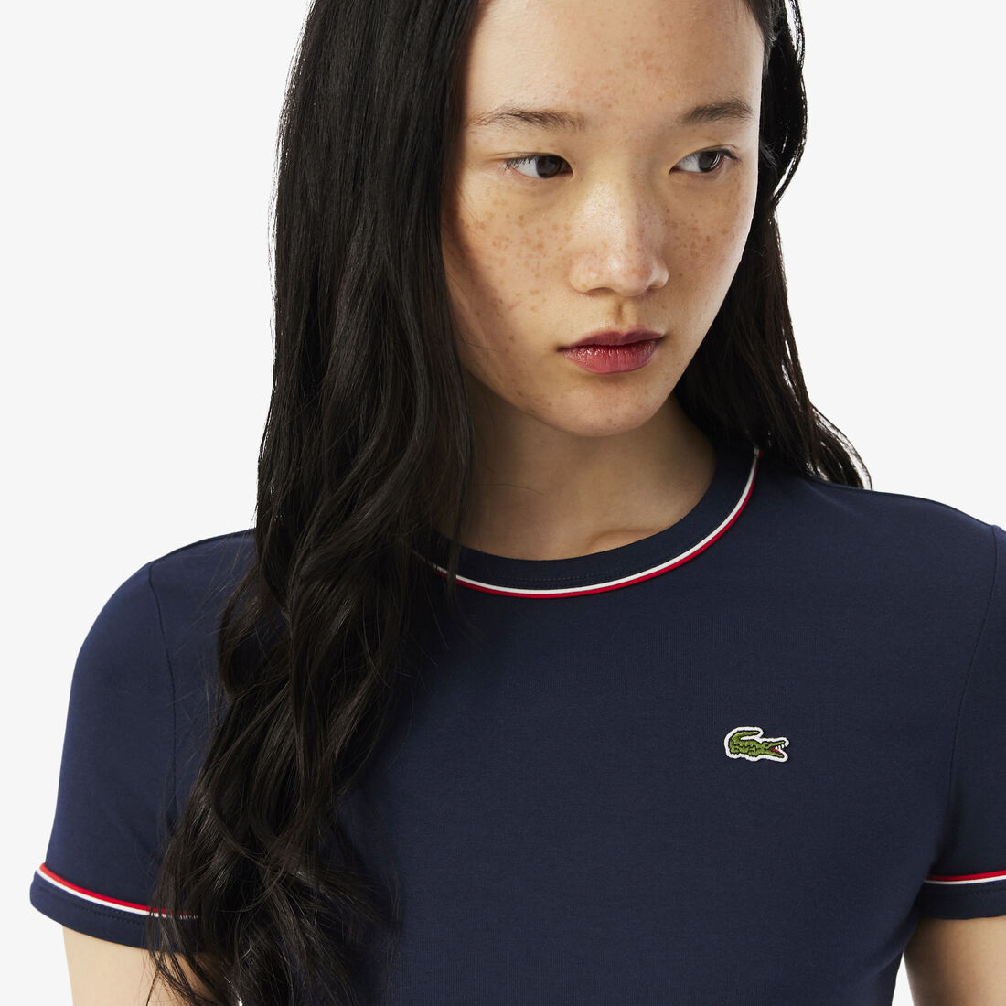 Contrast Trim Jersey T-shirt Contrast Trim Jersey T-shirt - TF5289-00-DB3