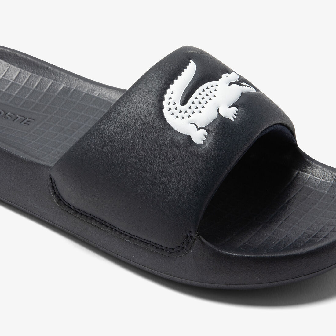 حذاء مفتوح لاكوست 1.0 من خامات صناعية للرجال مجموعة Croco Men's Lacoste Croco 1.0 Synthetic Slides - 45CMA0002-312