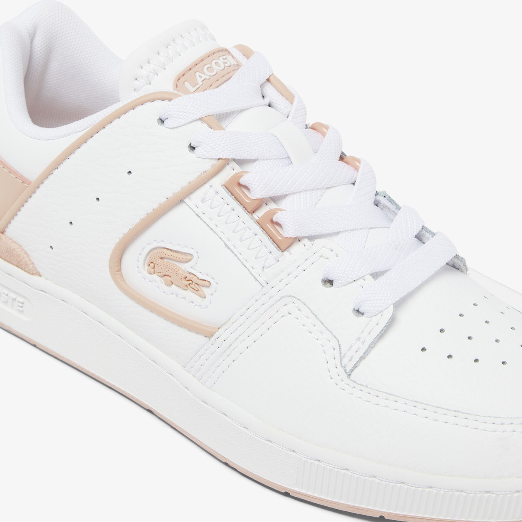 Women's Court Cage Leather Sneakers - 49SFA0042-1Y9