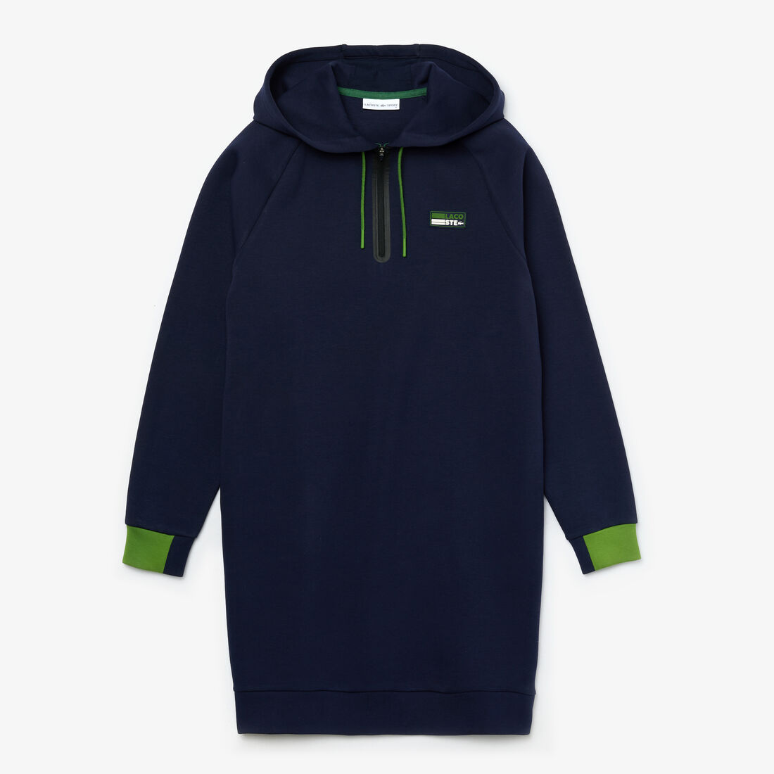 Women's Lacoste SPORT Hooded Cotton Blend Sweatshirt Dress Women's Lacoste SPORT Hooded Cotton Blend Sweatshirt Dress
