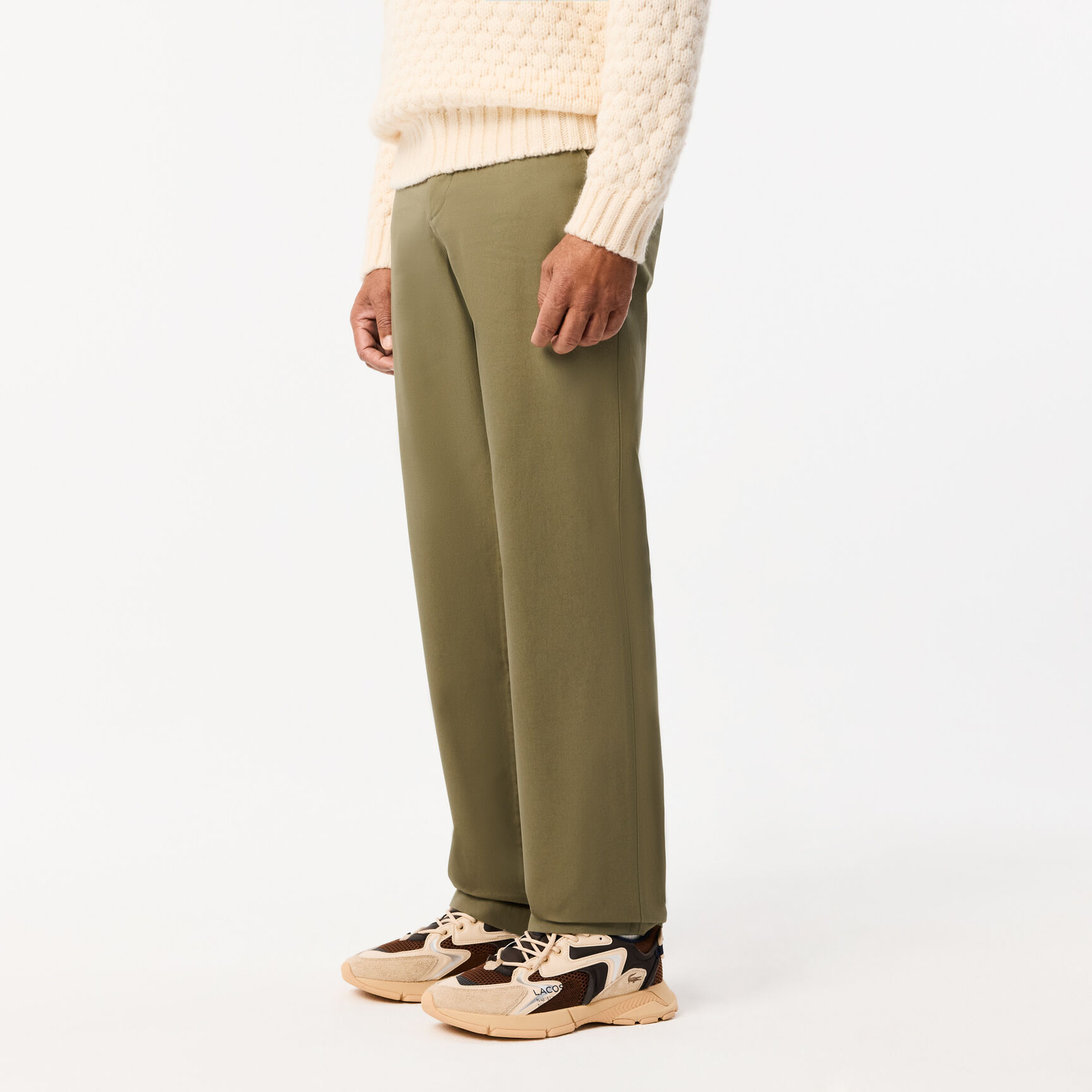 Straight Fit Cotton Twill Chinos - HH7202-00-BMY