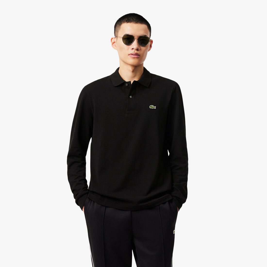 Classic Fit Long Sleeved L.12.12 Polo Shirt - L1312-00-031