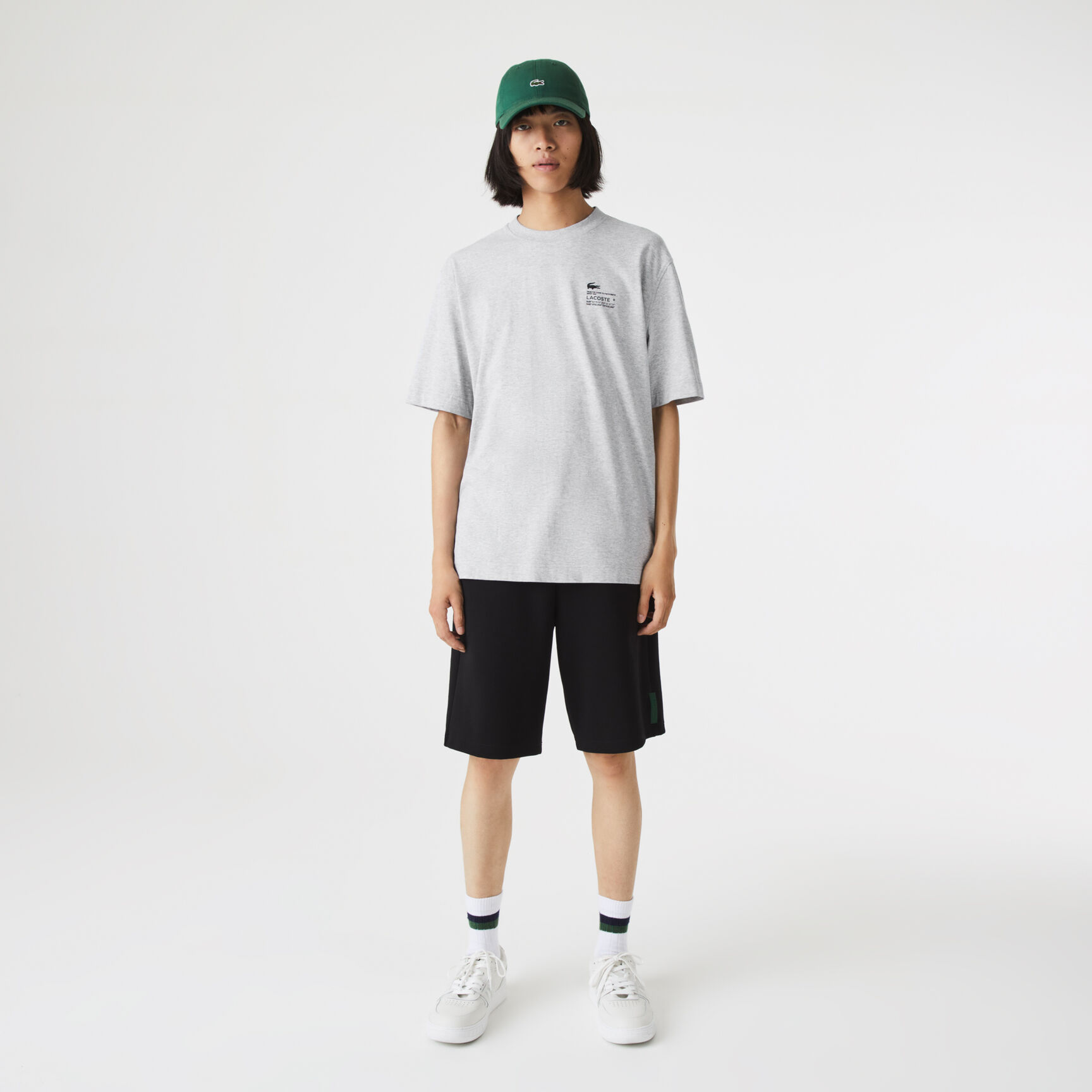 Men's Lacoste Print Loose Fit T-Shirt Men's Lacoste Print Loose Fit T-Shirt