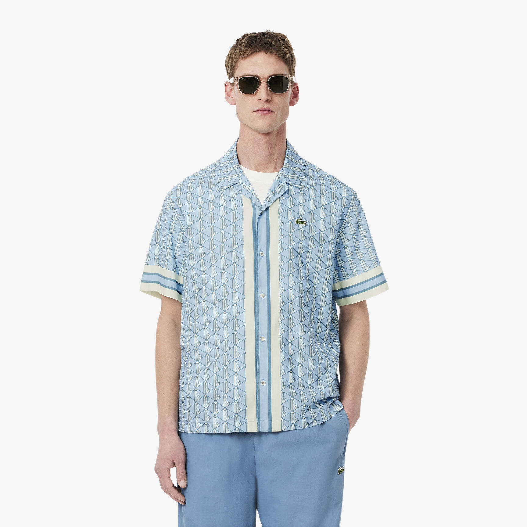 Straight Cut Monogram Shirt Straight Cut Monogram Shirt - CH9094-00-GIL