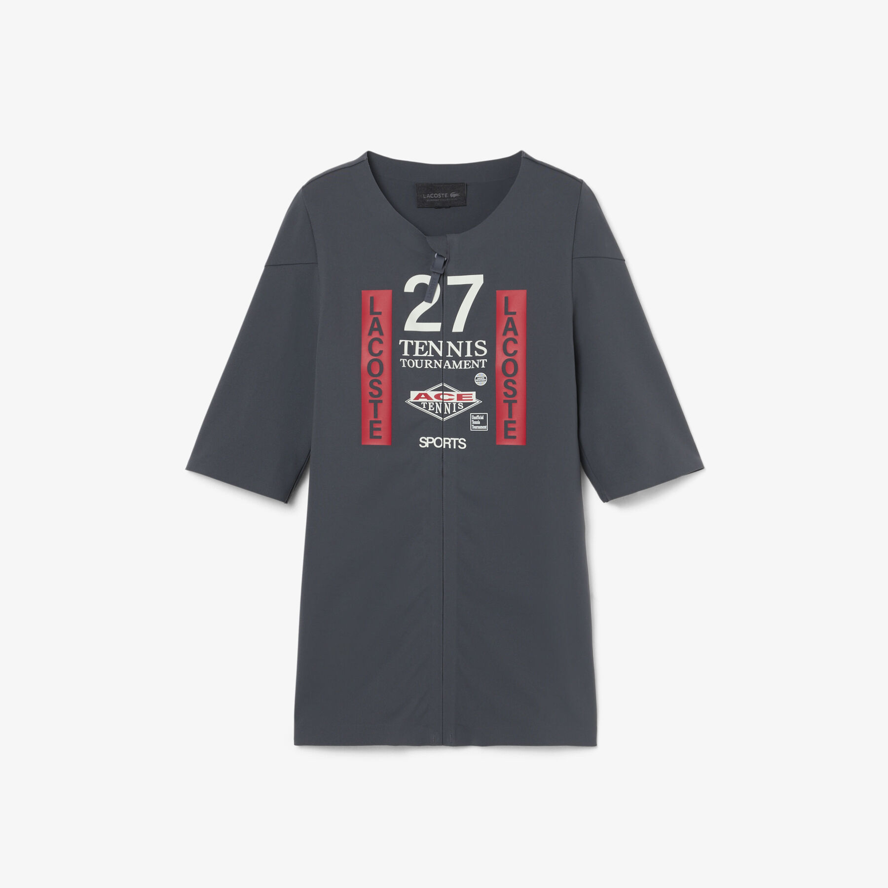 Runway Zipped Printed Stretch T-shirt lacoste runway zipped printed stretch t shirt