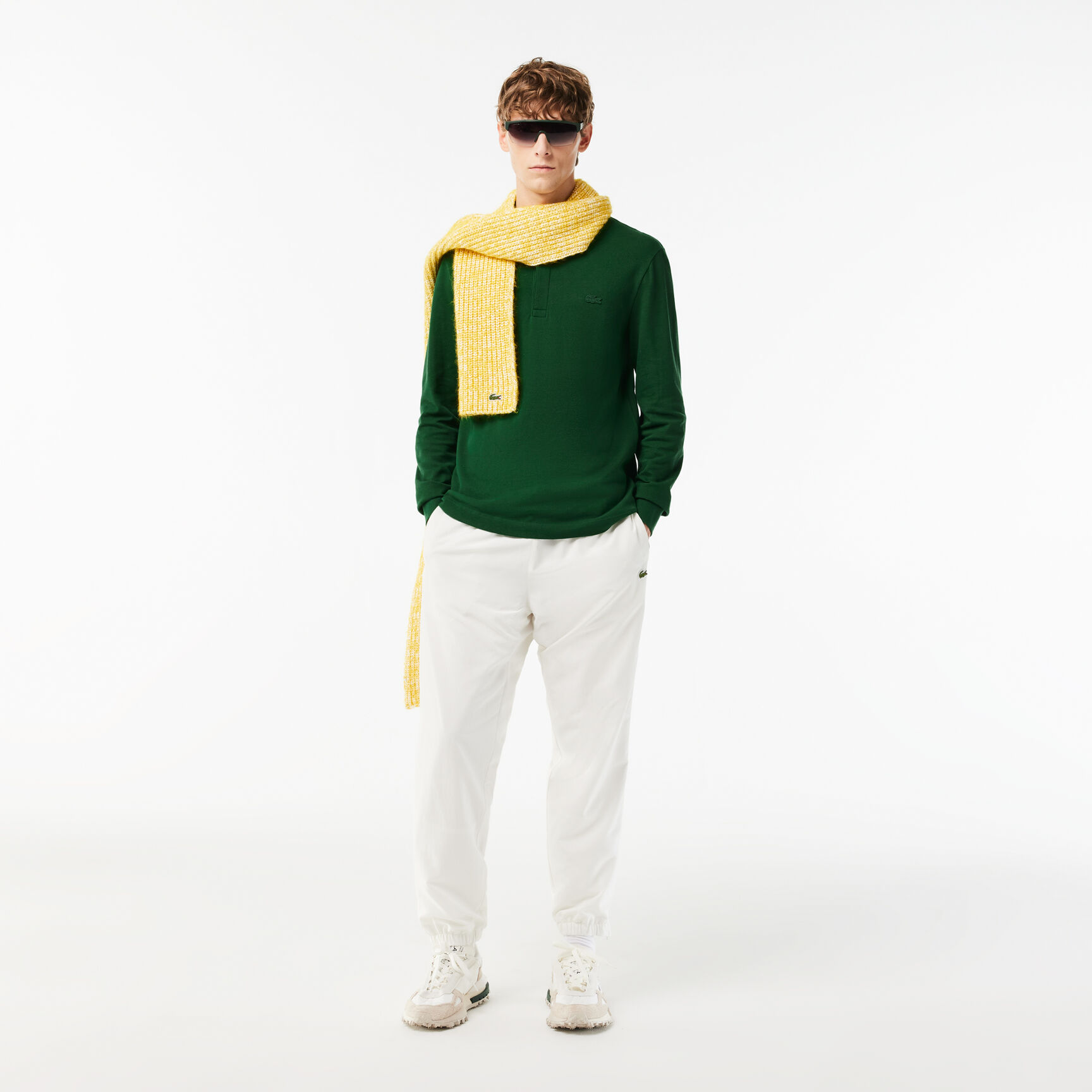 Smart Paris long sleeve stretch cotton Polo Shirt - PH2481-00-132