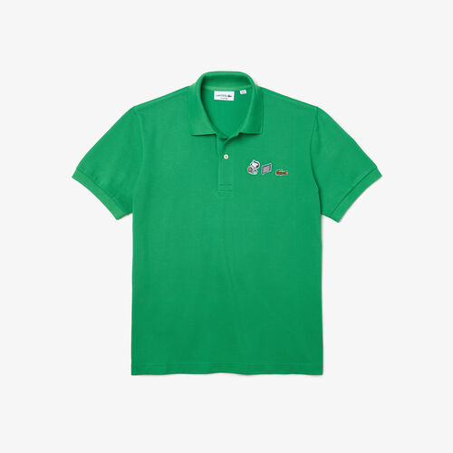 Men’s Lacoste X Peanuts Relaxed Fit Organic Cotton Polo