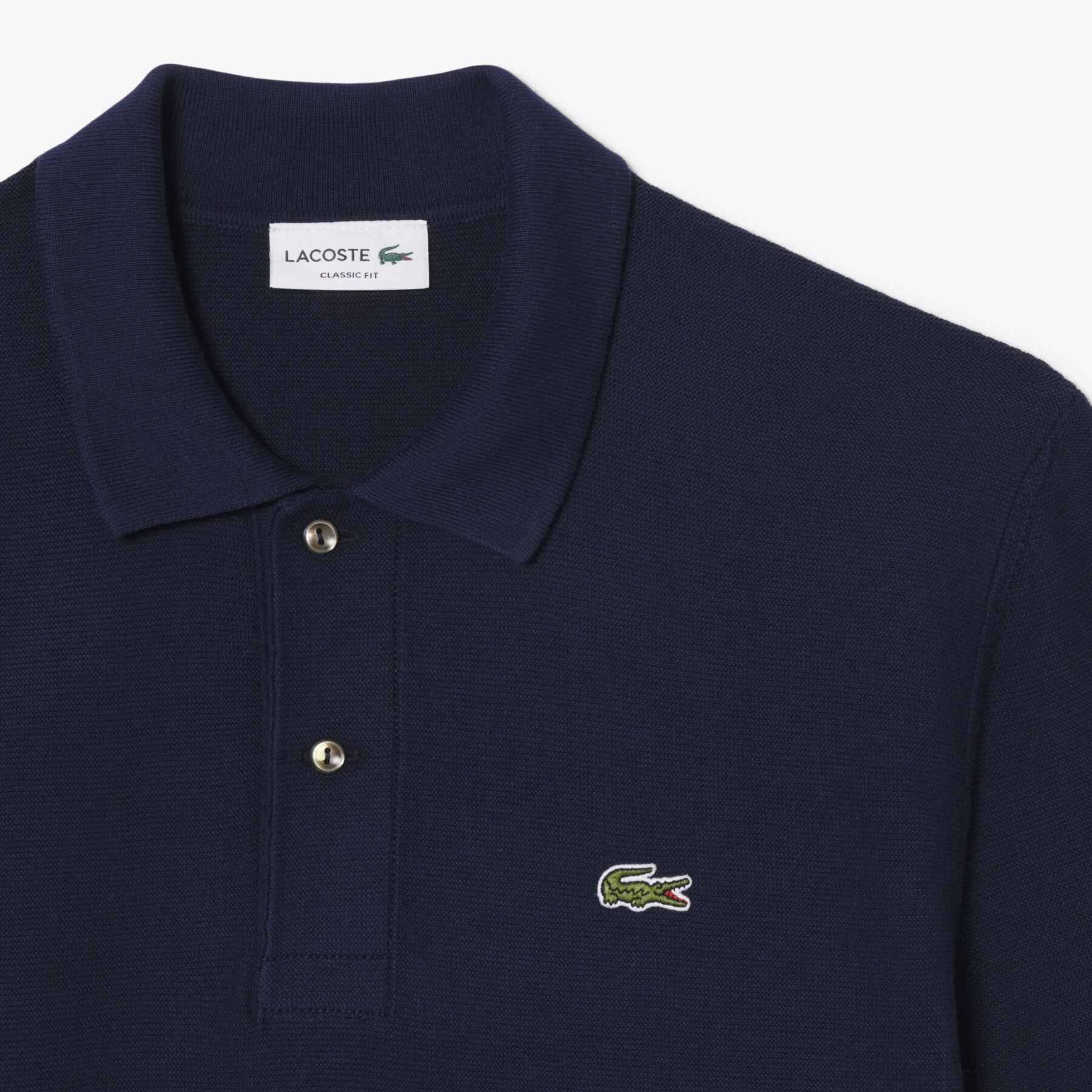 Classic Fit Knitted Polo Shirt - AH1043-00-166