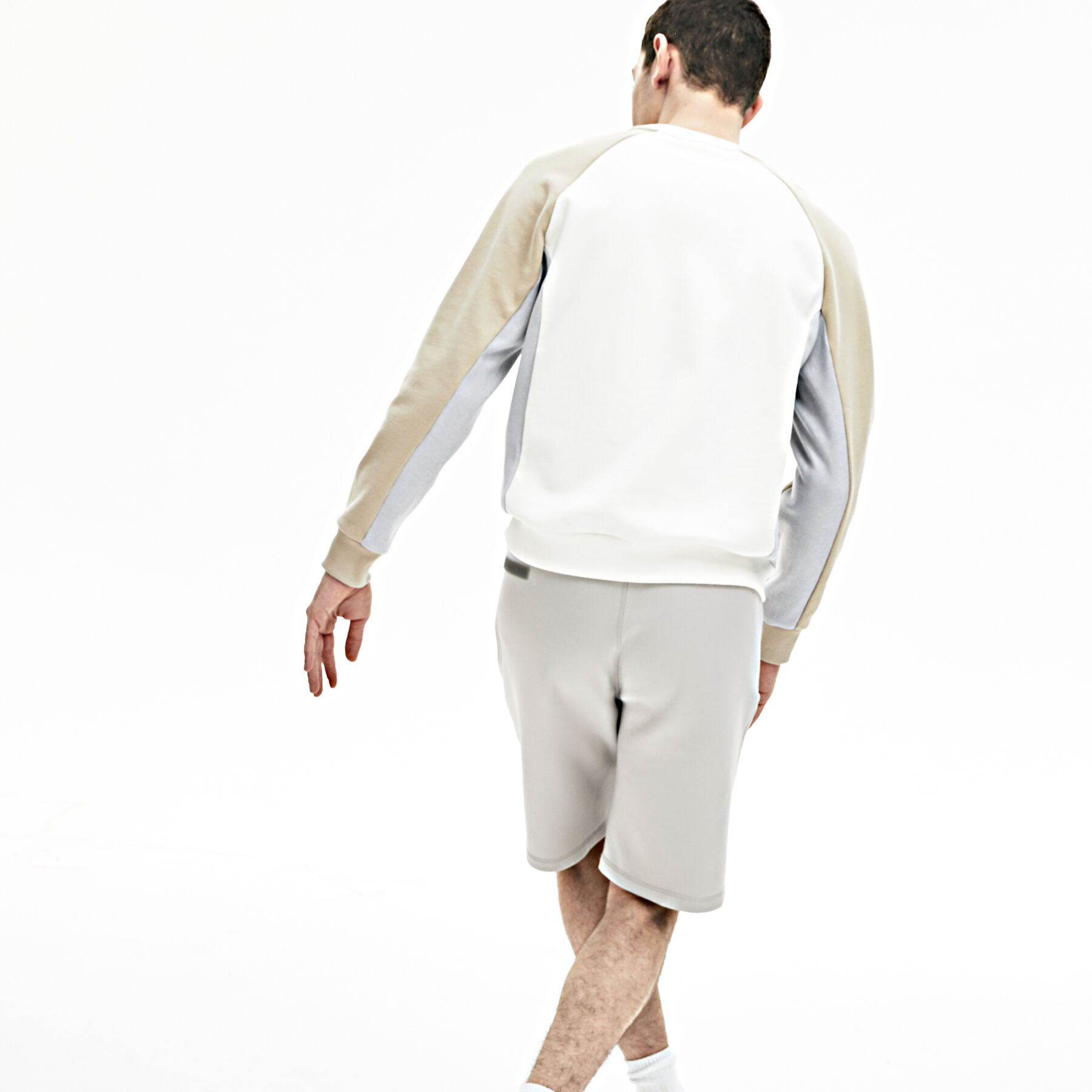 سروال قصير برمودا من القطن المرن للرجال من مجموعة Lacoste Motion لاكوست سروال قصير برمودا من القطن المرن للرجال من مجموعة lacoste motion