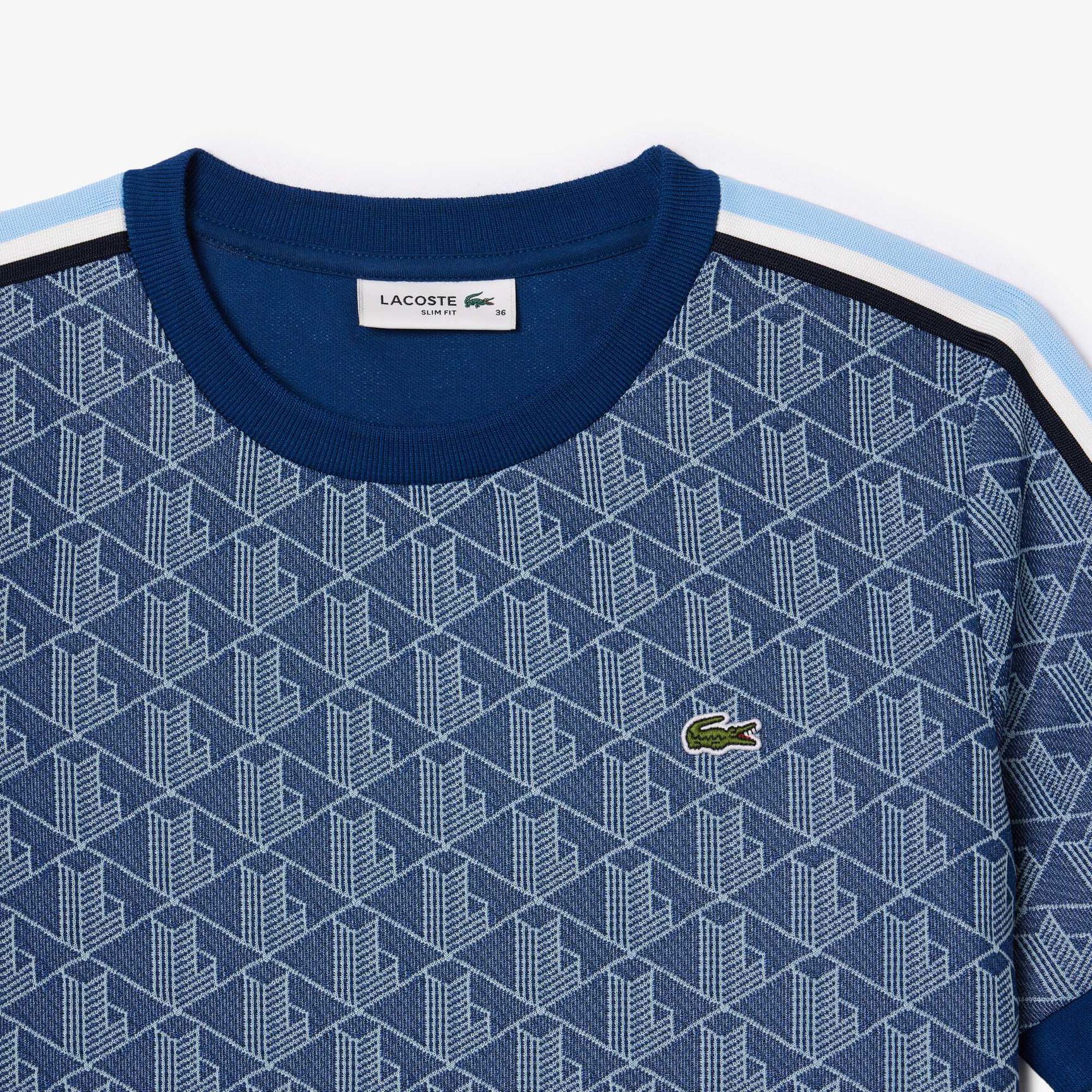 Slim Fit Monogram Jacquard T-shirt - TF3244-00-6LE