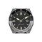 lacoste mainsail black silicone watch