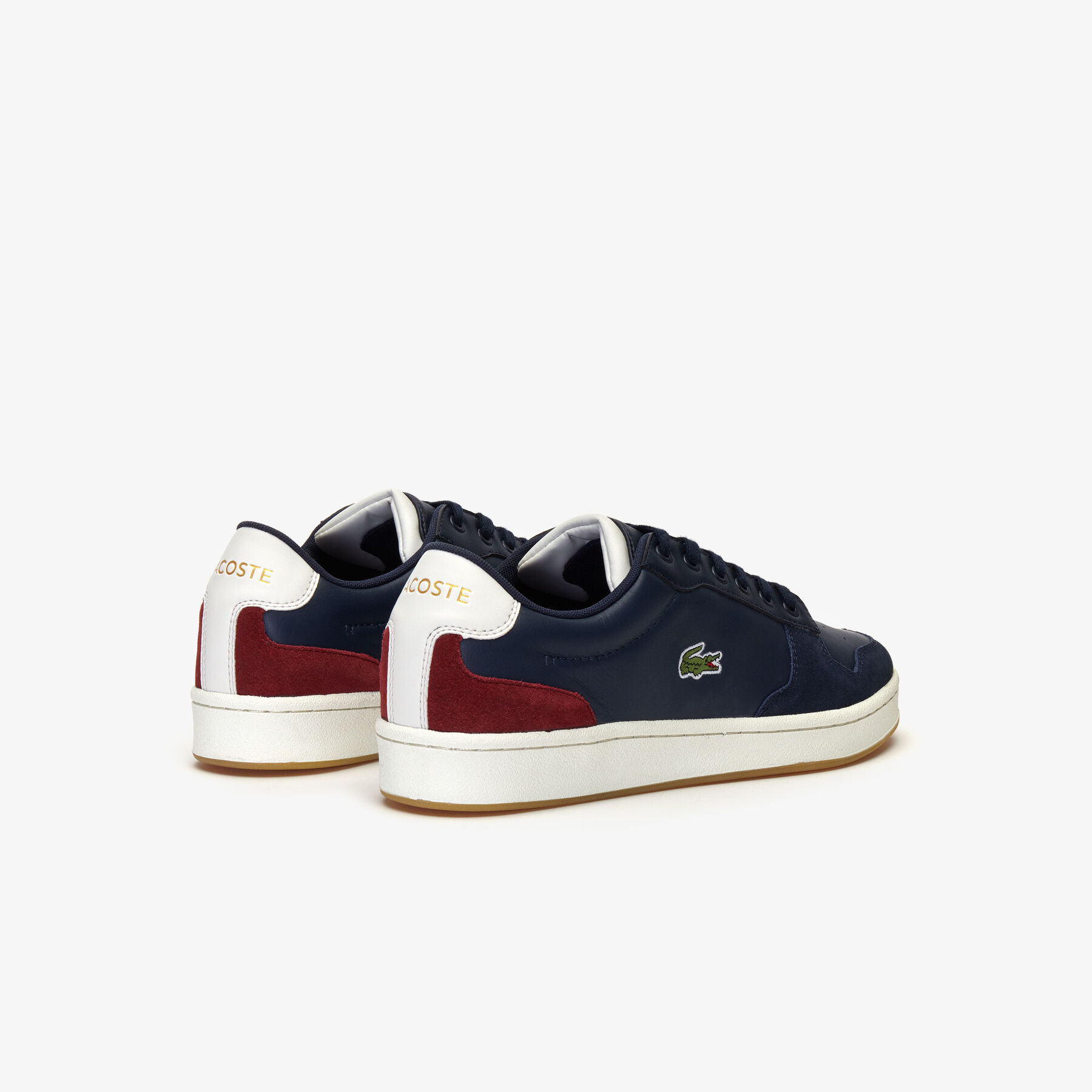 lacoste men s masters cup tricolore trainers