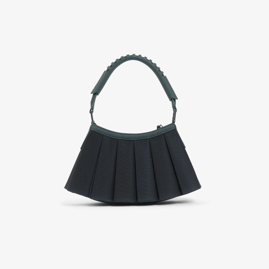 lacoste runway small leather mesh lenglen purse